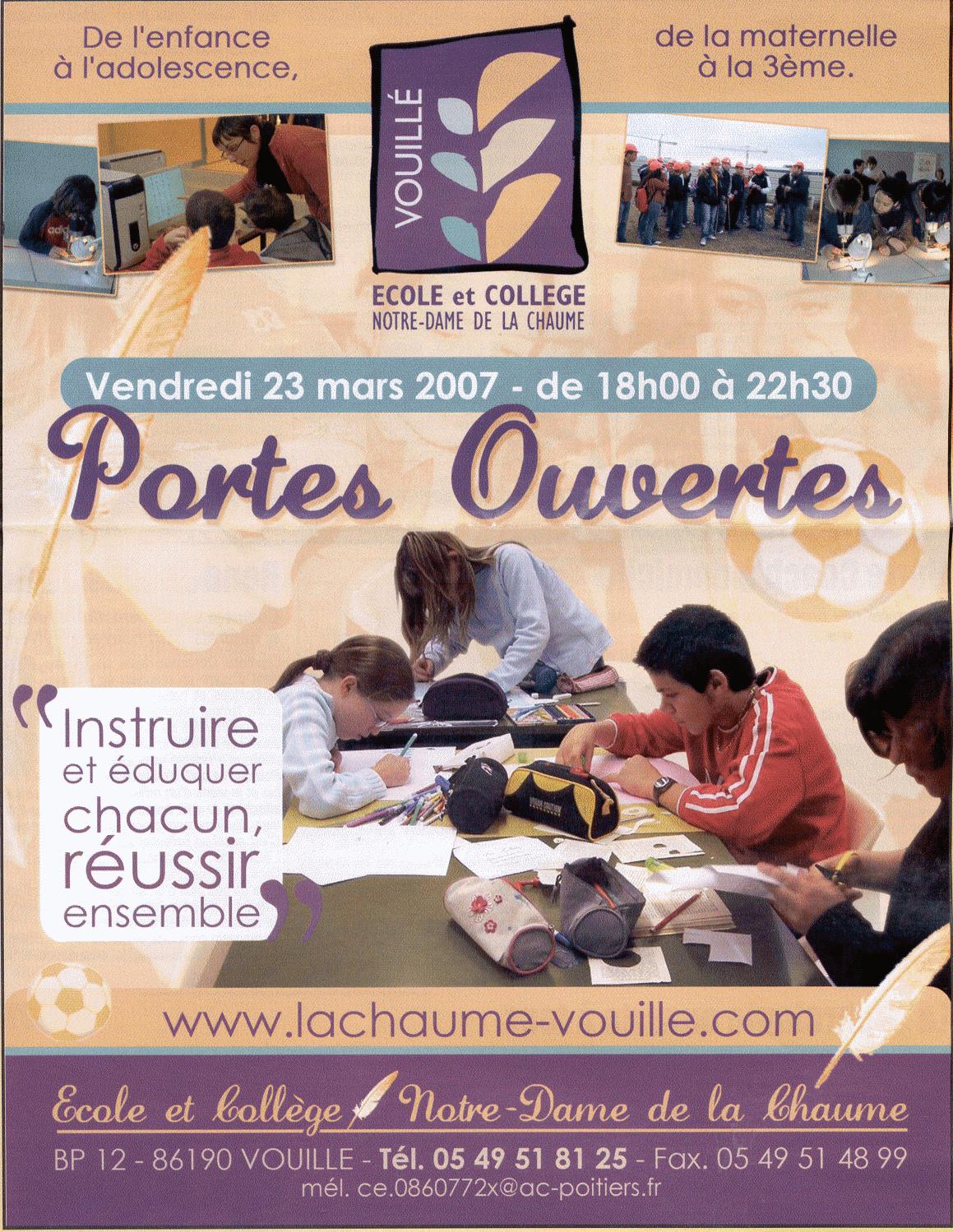 Portes ouvertes 2007