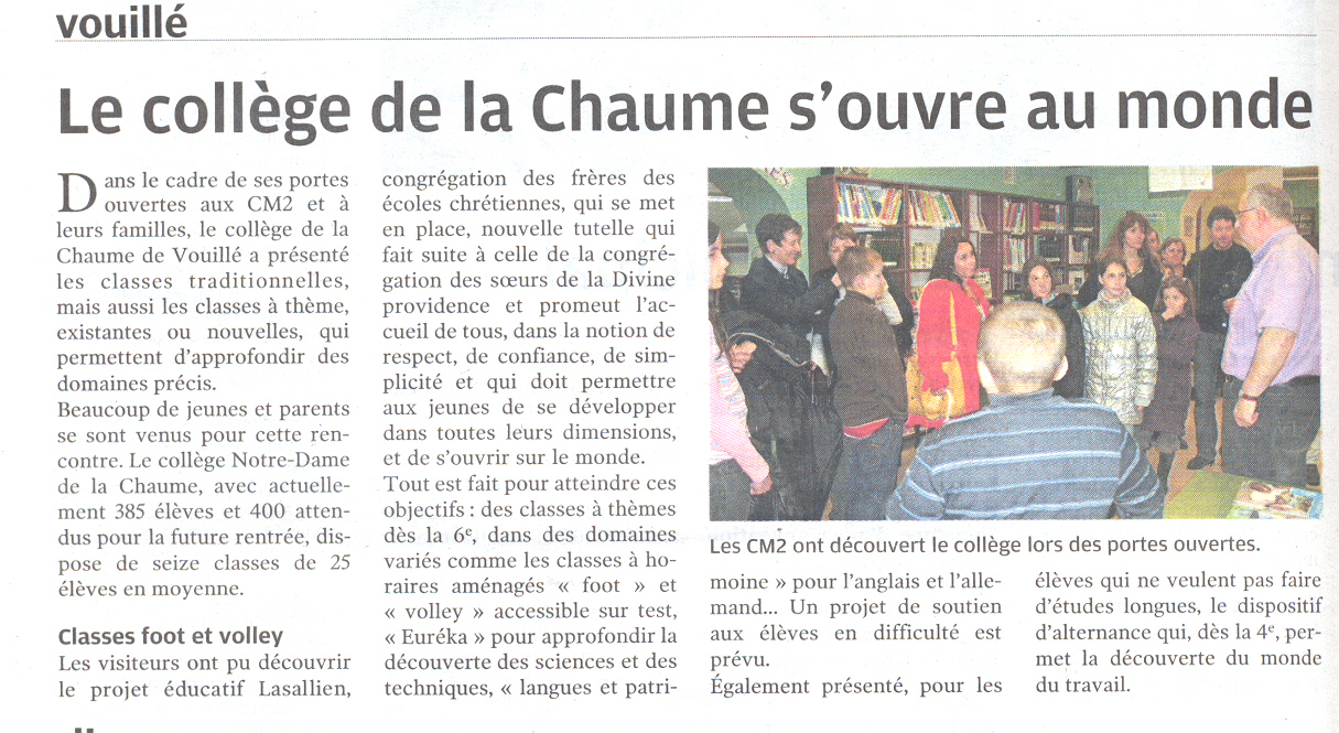 Portes ouvertes CP 2010-04-02