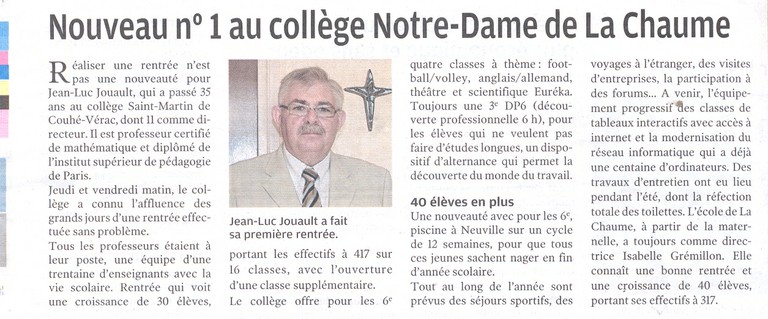 2010-09-08 C.P. Nouveau Chef d'établissement
