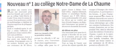 2010-09-08 C.P. Nouveau Chef d'établissement