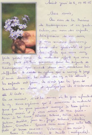 Message de Soeur Lucile