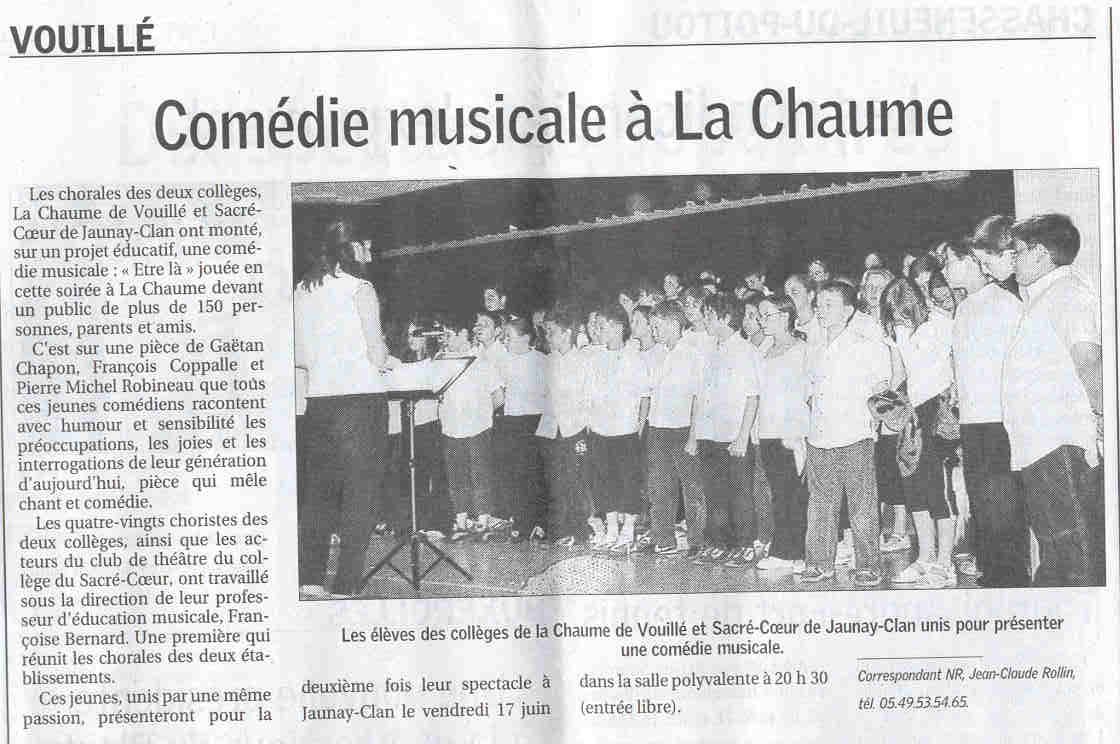 Comédie musicale (C.P. 17-06-2005)