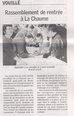 Rassemblement de rentrée (N.R. 03-10-2005)