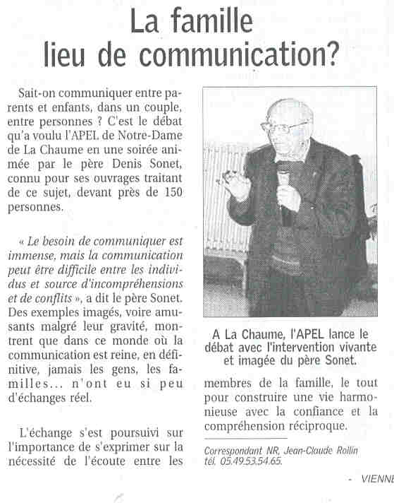 Communication (C.P. 11-04-2005)