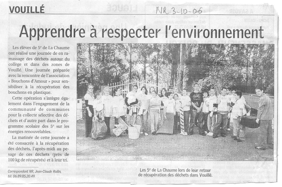 Article N.R. du 05-10-2006
