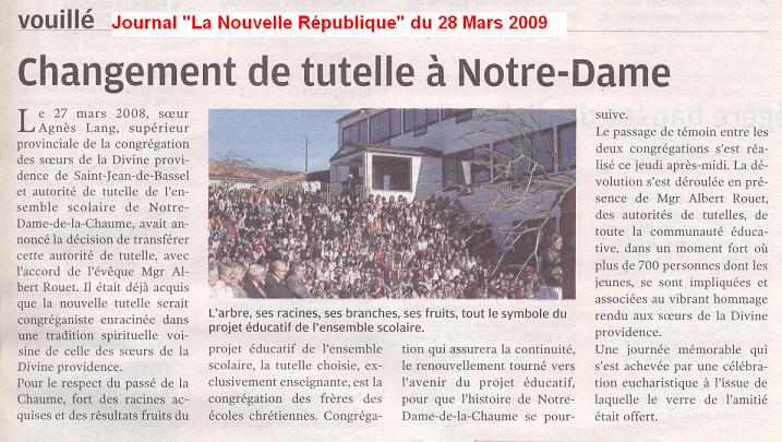 Nr du 28 Mars 2009