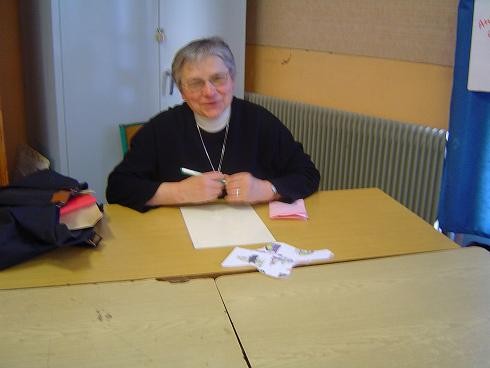 076 attente pour Sr Jean Martine  qui representait a elle seule son equipe de Chateauponsac.JPG